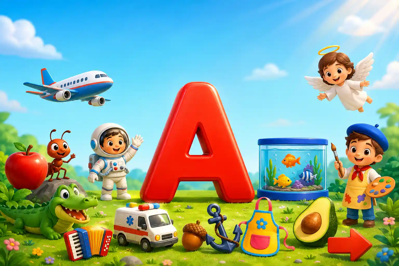 16 Things That Start With A for Kids Ages 3–5