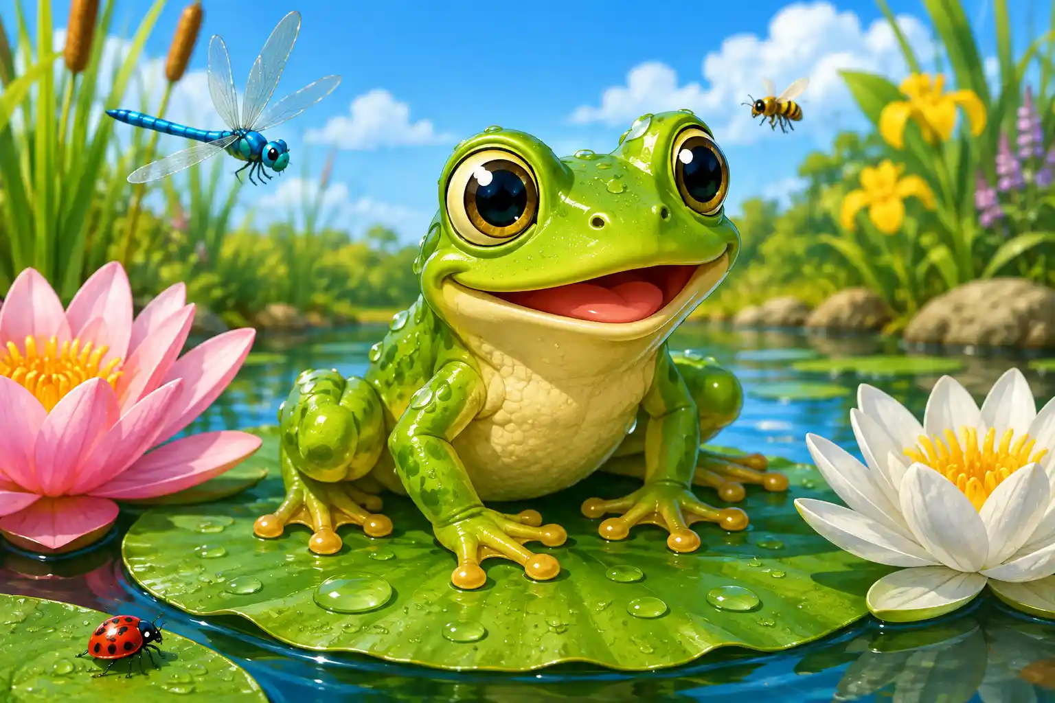 Frogs can absorb water through their skin instead of drinking it like humans.