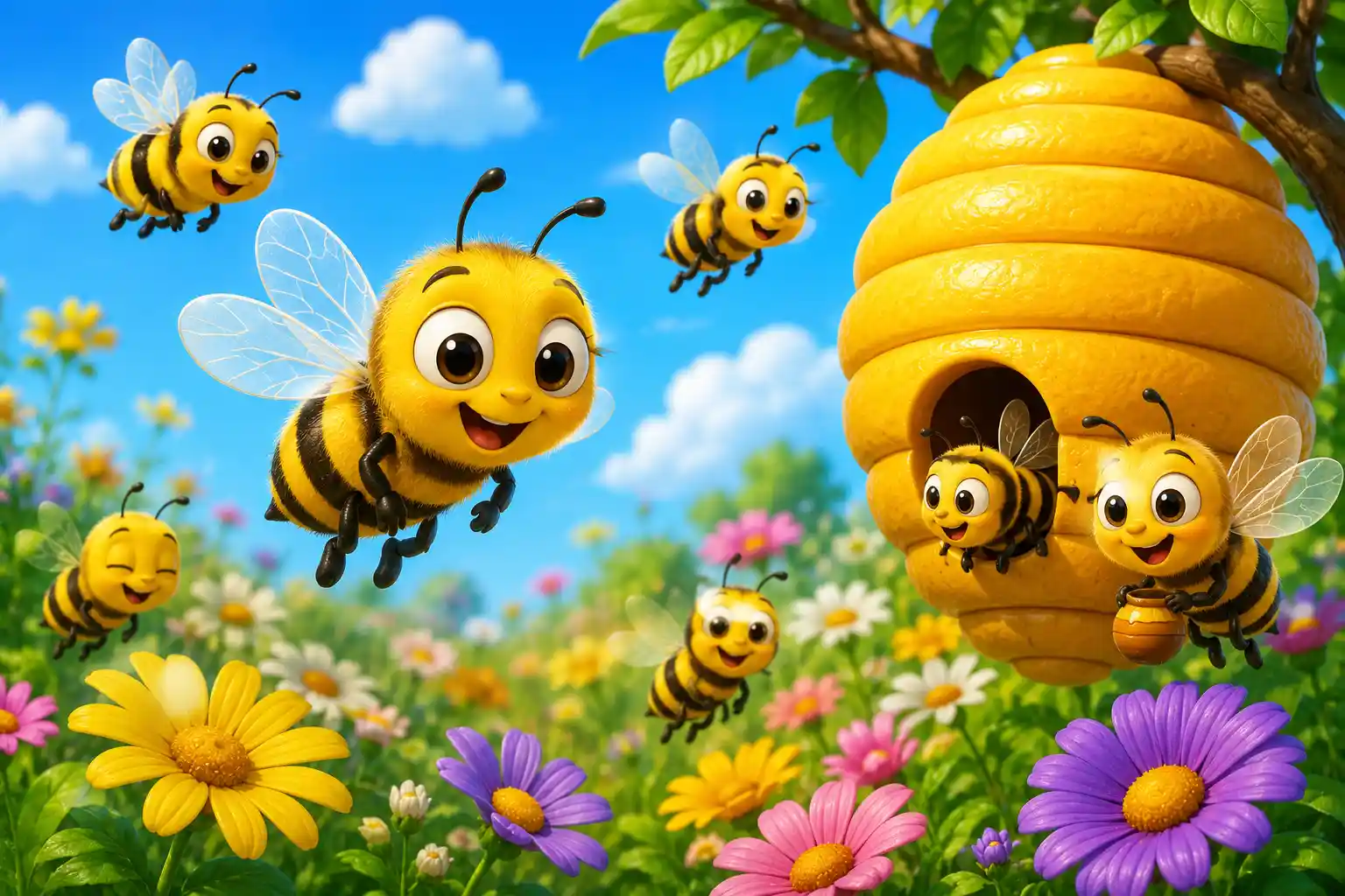 Honey bees communicate by dancing.