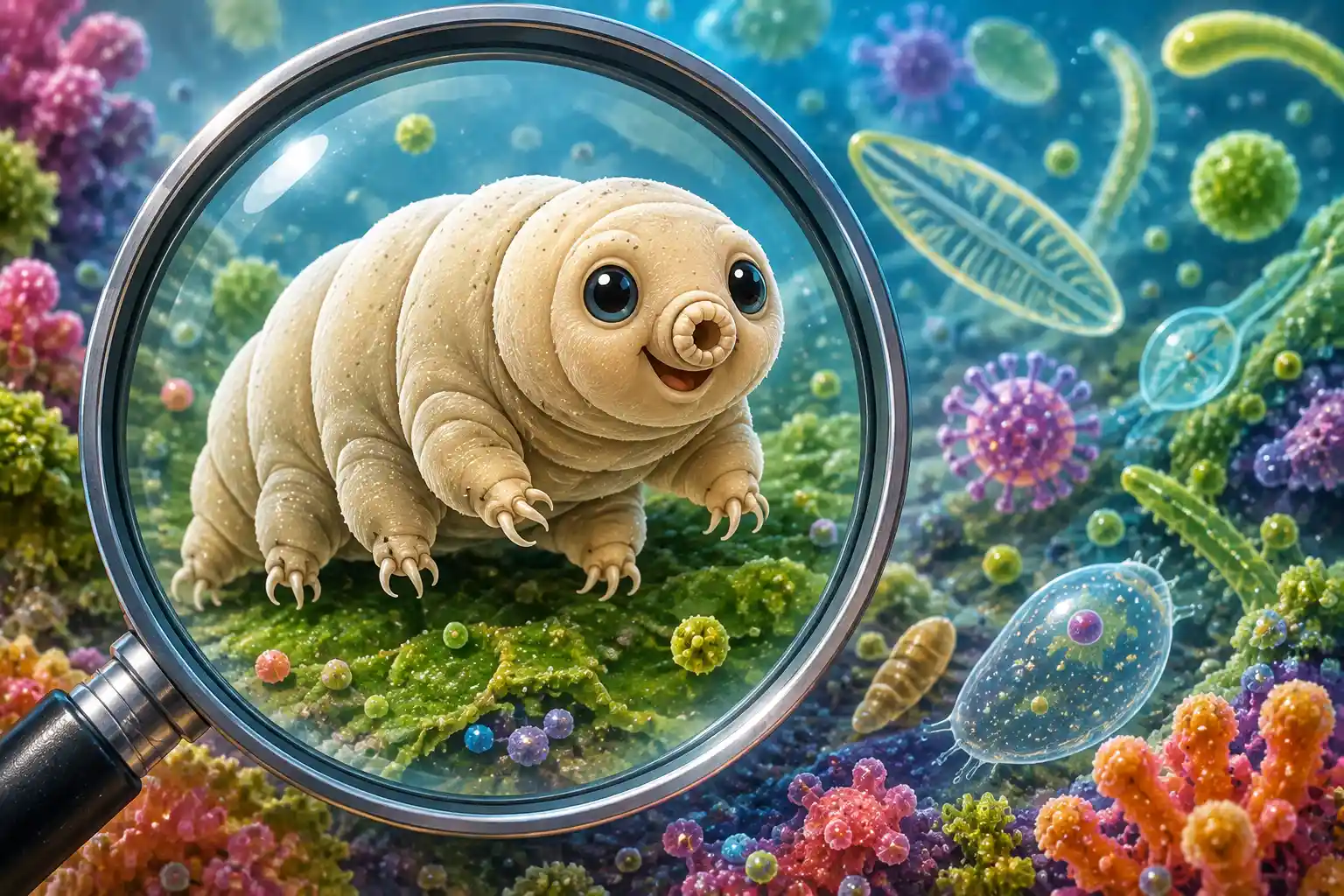 Tardigrades are tiny animals that can survive extremely tough conditions.