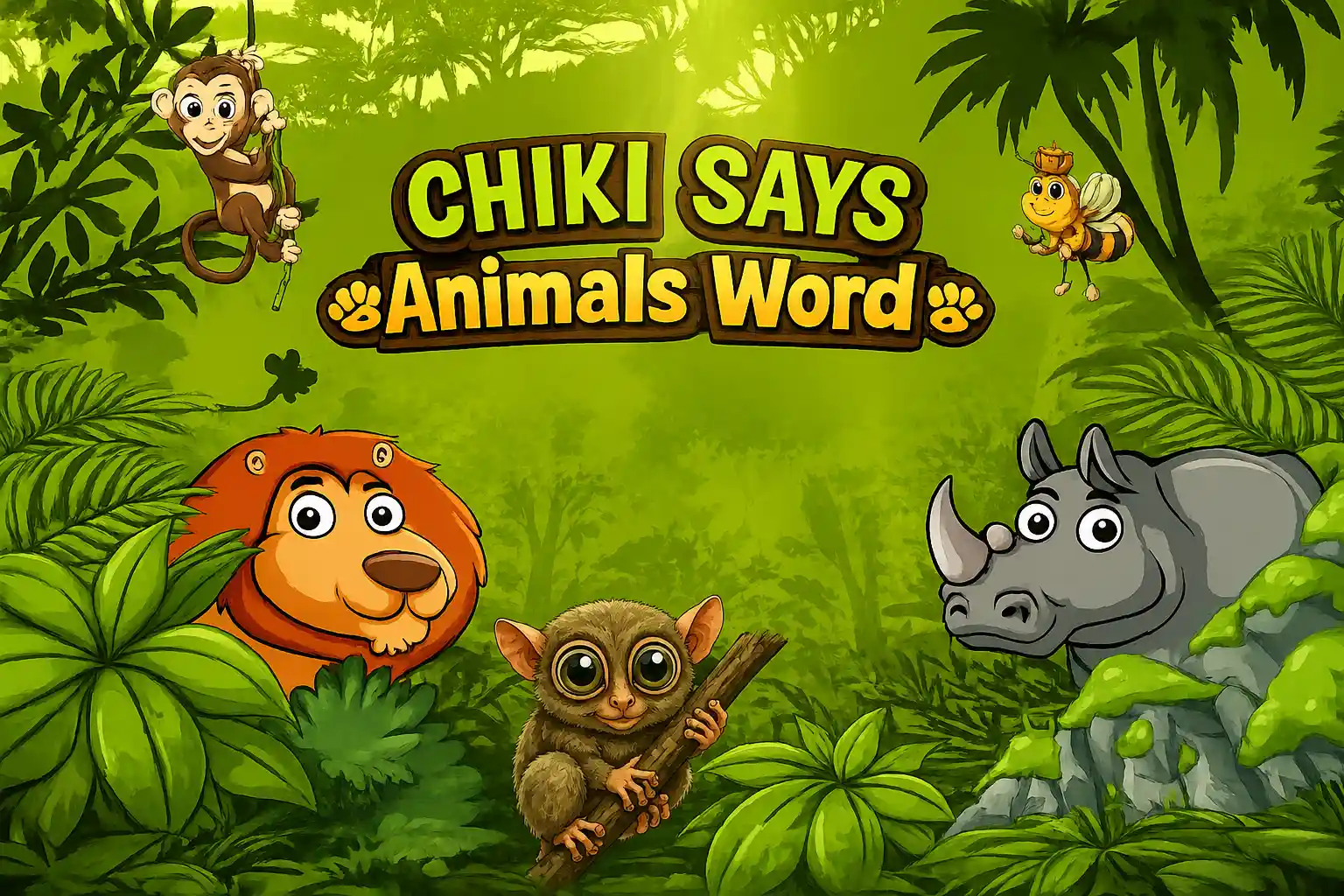 Animals Word for Kids