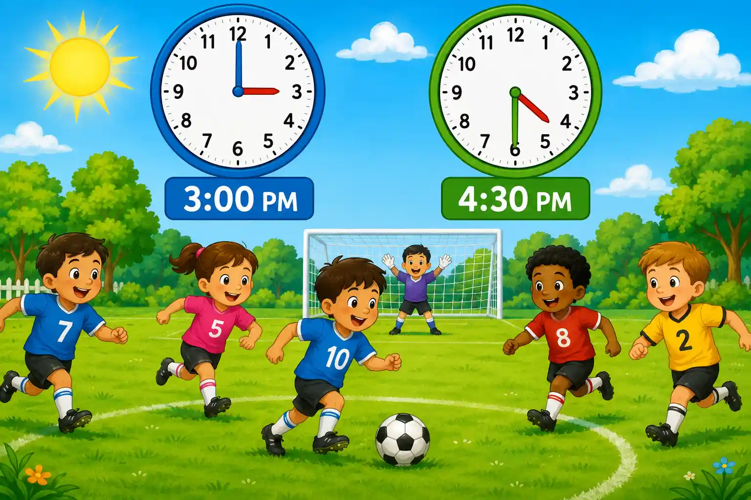 Soccer Math Problem for Kids