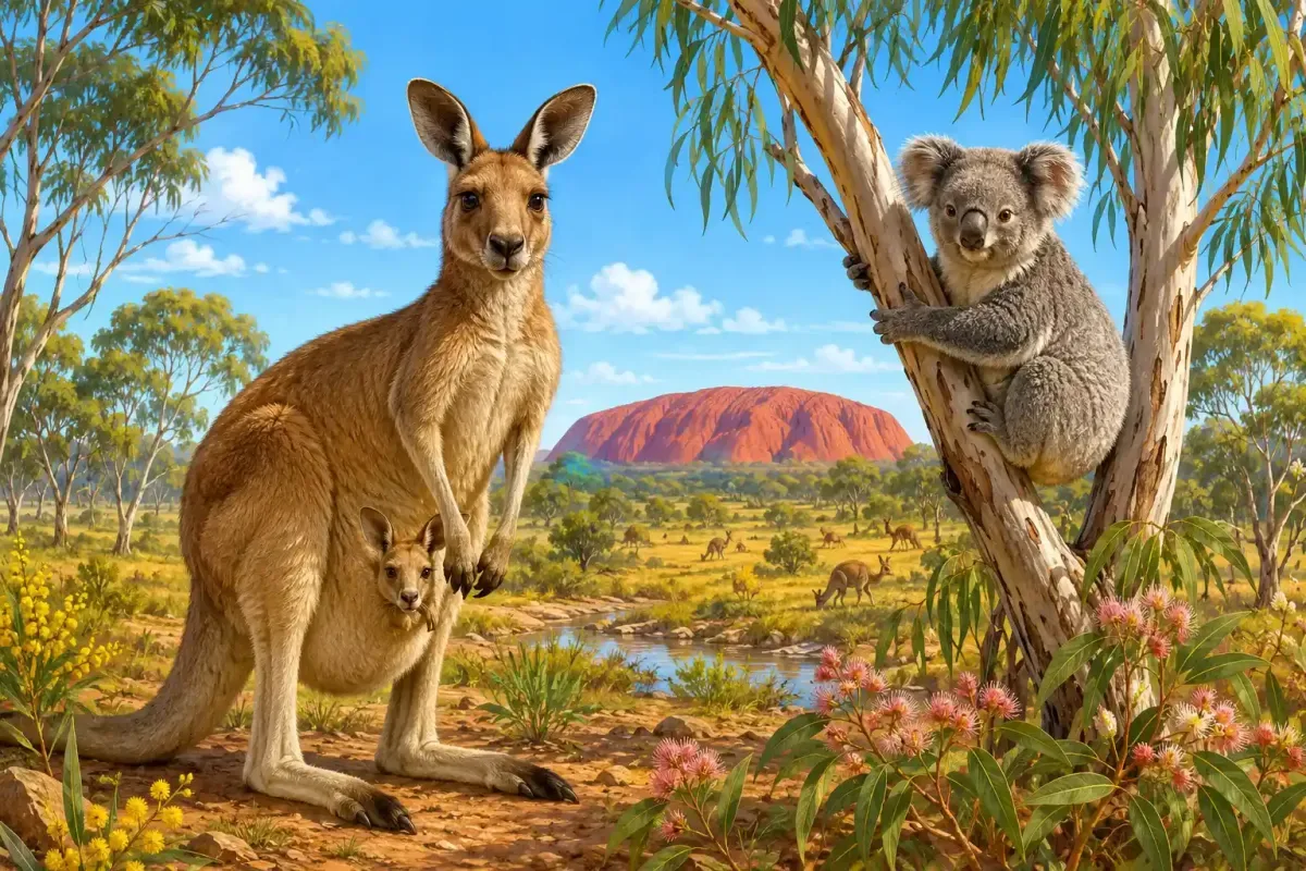 Kangaroo and Koala Habitat