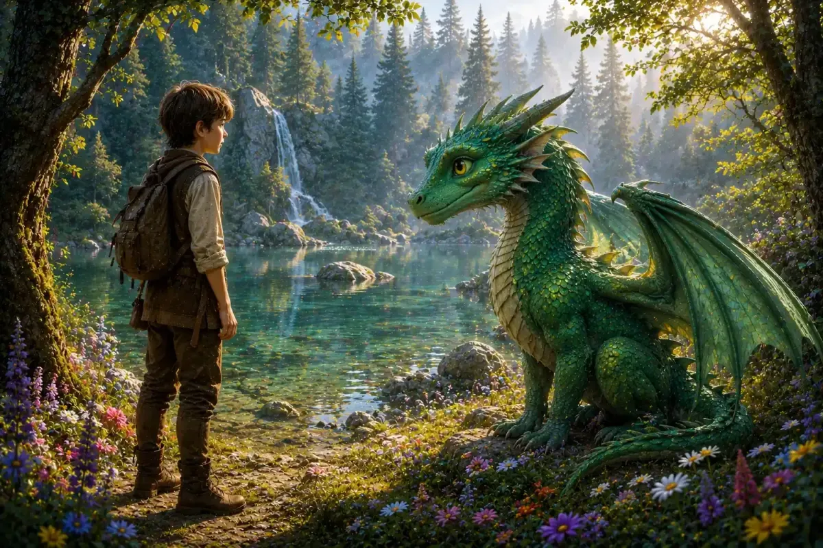 Rowan Meets the Gentle Dragon