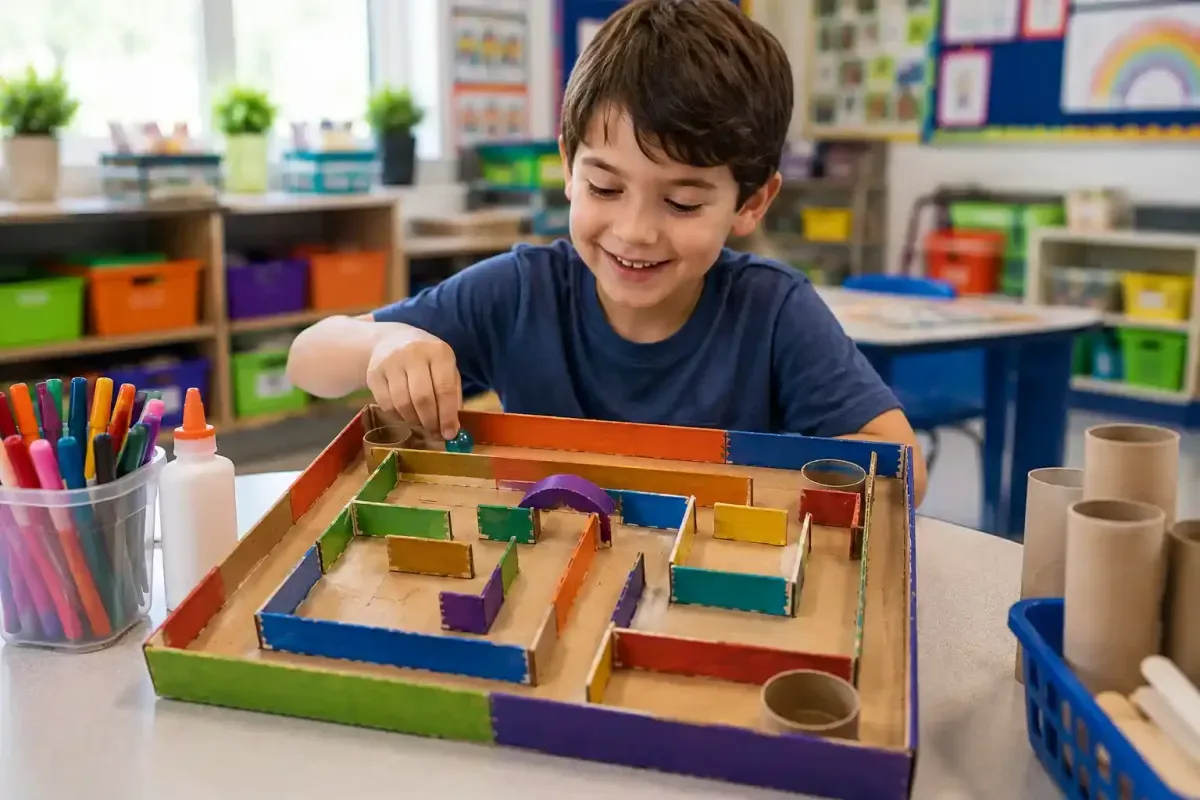 Testing a Homemade Marble Maze