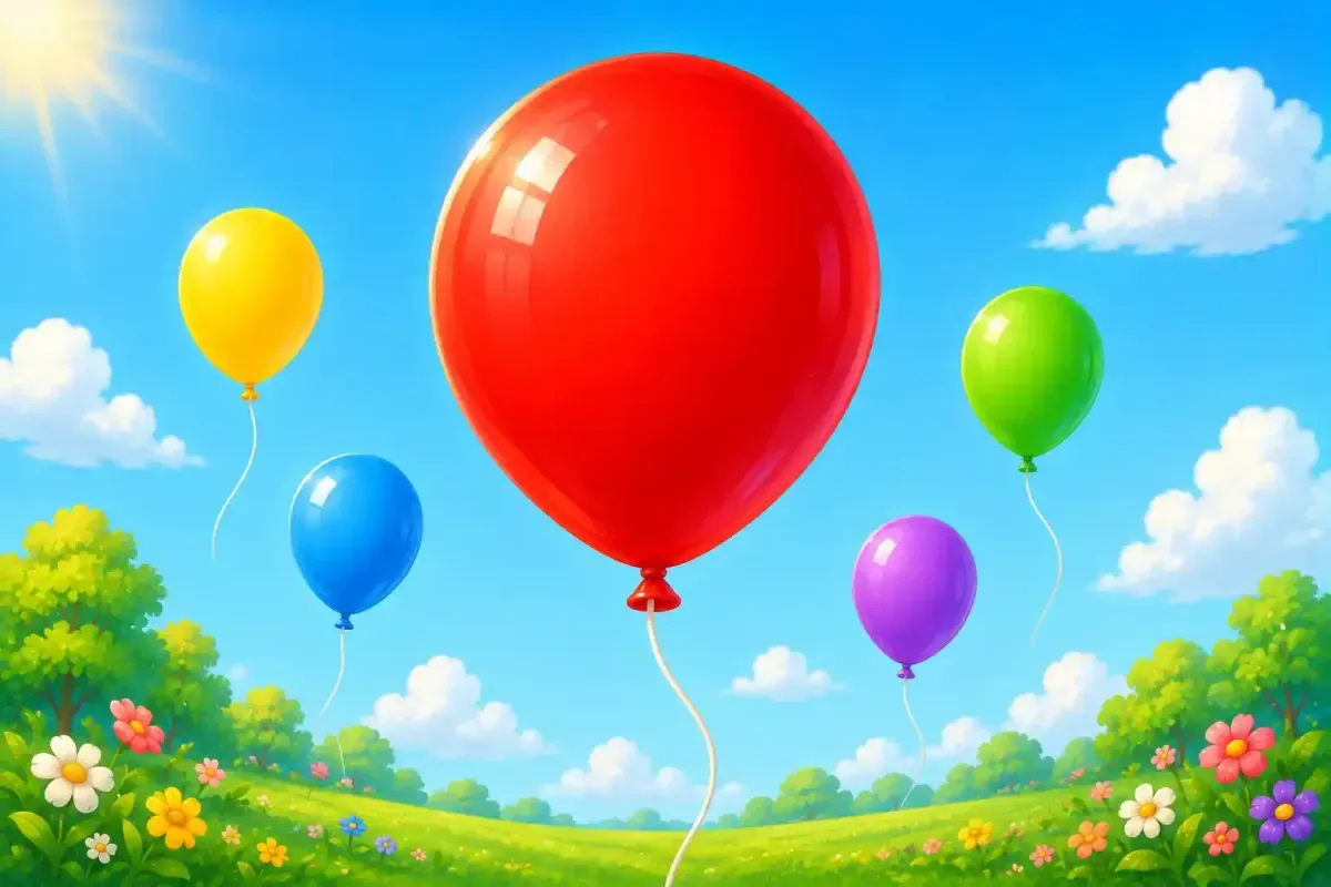 Colorful balloons for kids