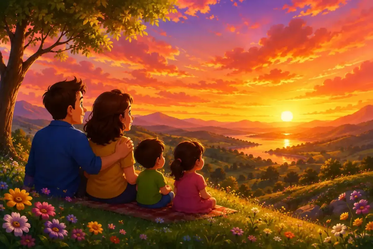 Beautiful Colorful Sunset