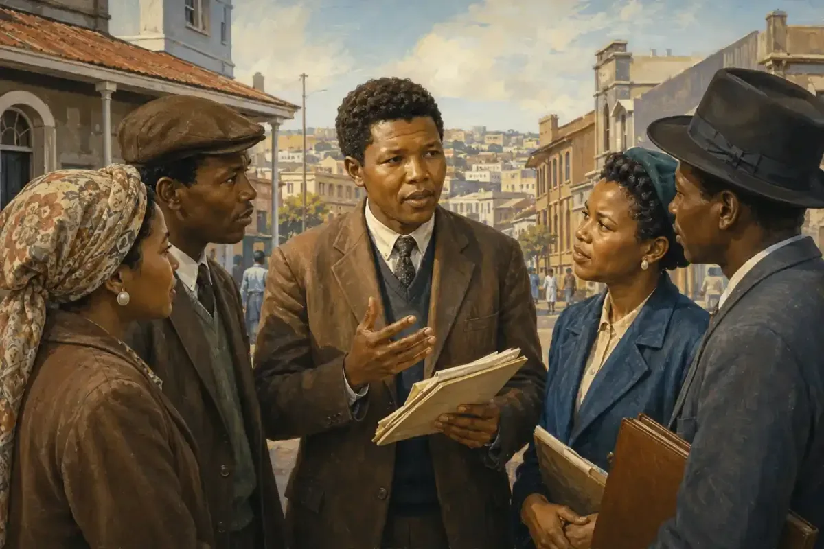 Nelson Mandela Standing Up for Equality