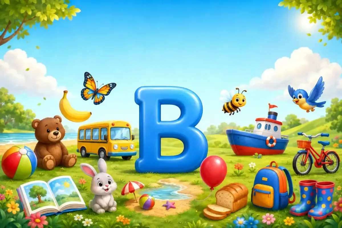 16 Things That Start With B for Kids Ages 3–5
