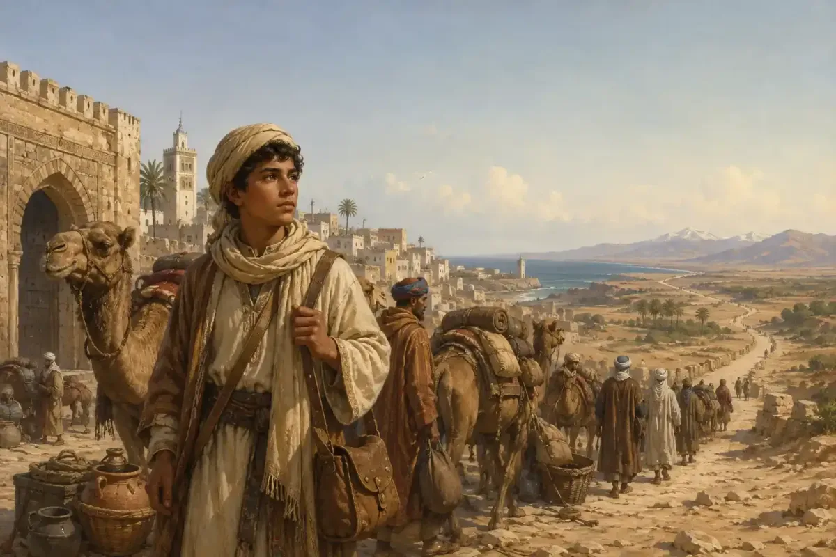 Ibn Battuta Beginning His Journey Across the Medieval World