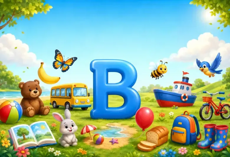 16 Things That Start With B for Kids Ages 3–5