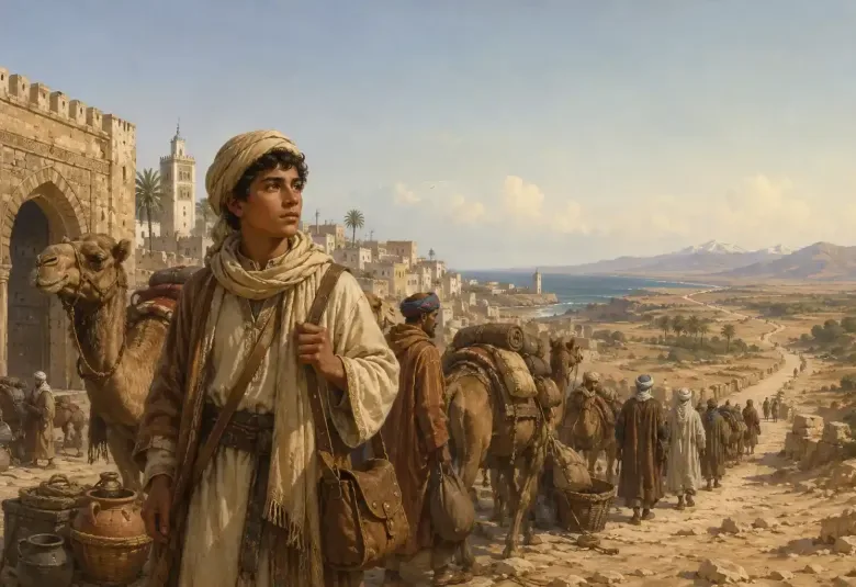 Ibn Battuta Beginning His Journey Across the Medieval World