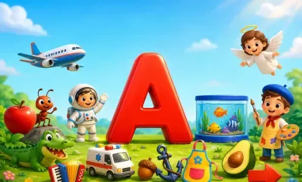 16 Things That Start With A for Kids Ages 3–5