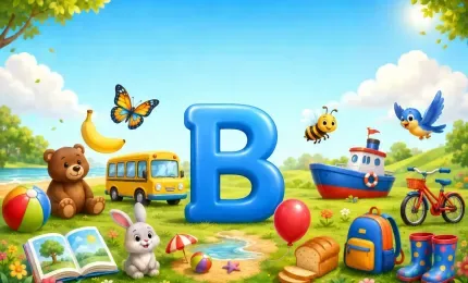 16 Things That Start With B for Kids Ages 3–5