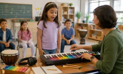 Child Discovering the Power of Music