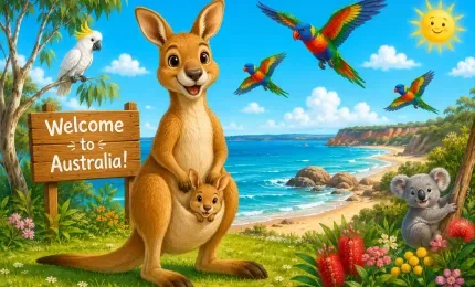 Friendly Kangaroo in Australia