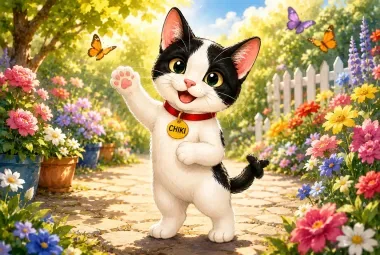 Chiki smiling and introducing himself