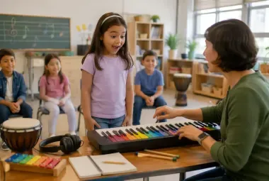 Child Discovering the Power of Music