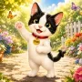 Chiki smiling and introducing himself
